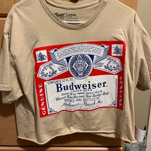 Budweiser crop top
